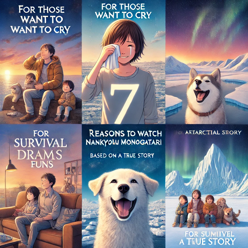 7. 『南極物語』はこんな人におすすめ！