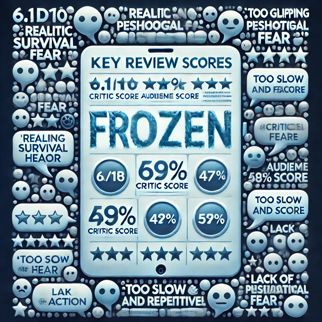 『フローズン (2010)』の評価と口コミレビュー