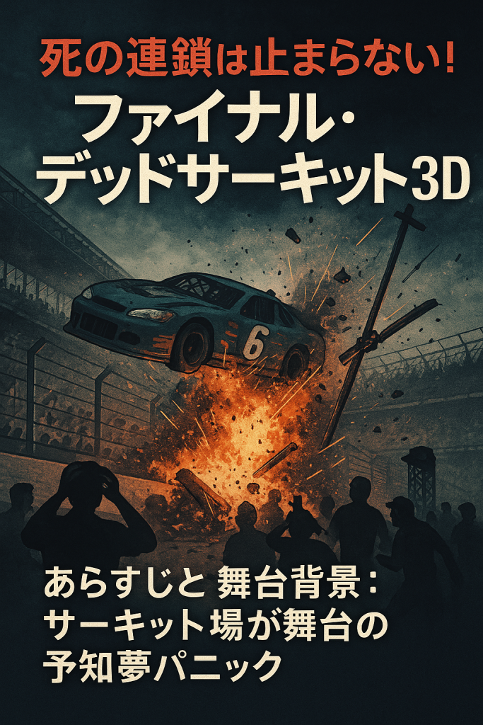 あらすじと舞台背景：サーキット場が舞台の予知夢パニック