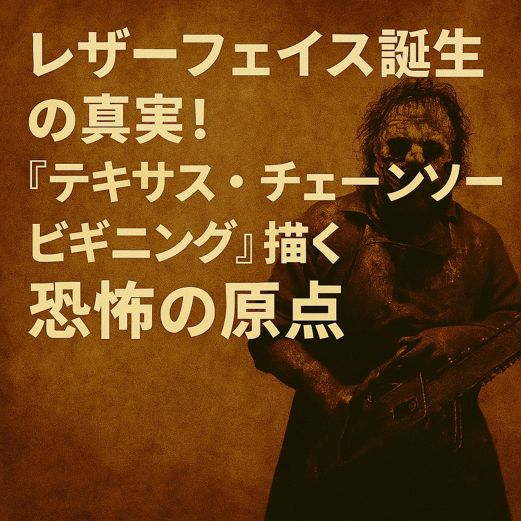 レザーフェイス誕生の真実！『テキサス・チェーンソー ビギニング』が描く恐怖の原点