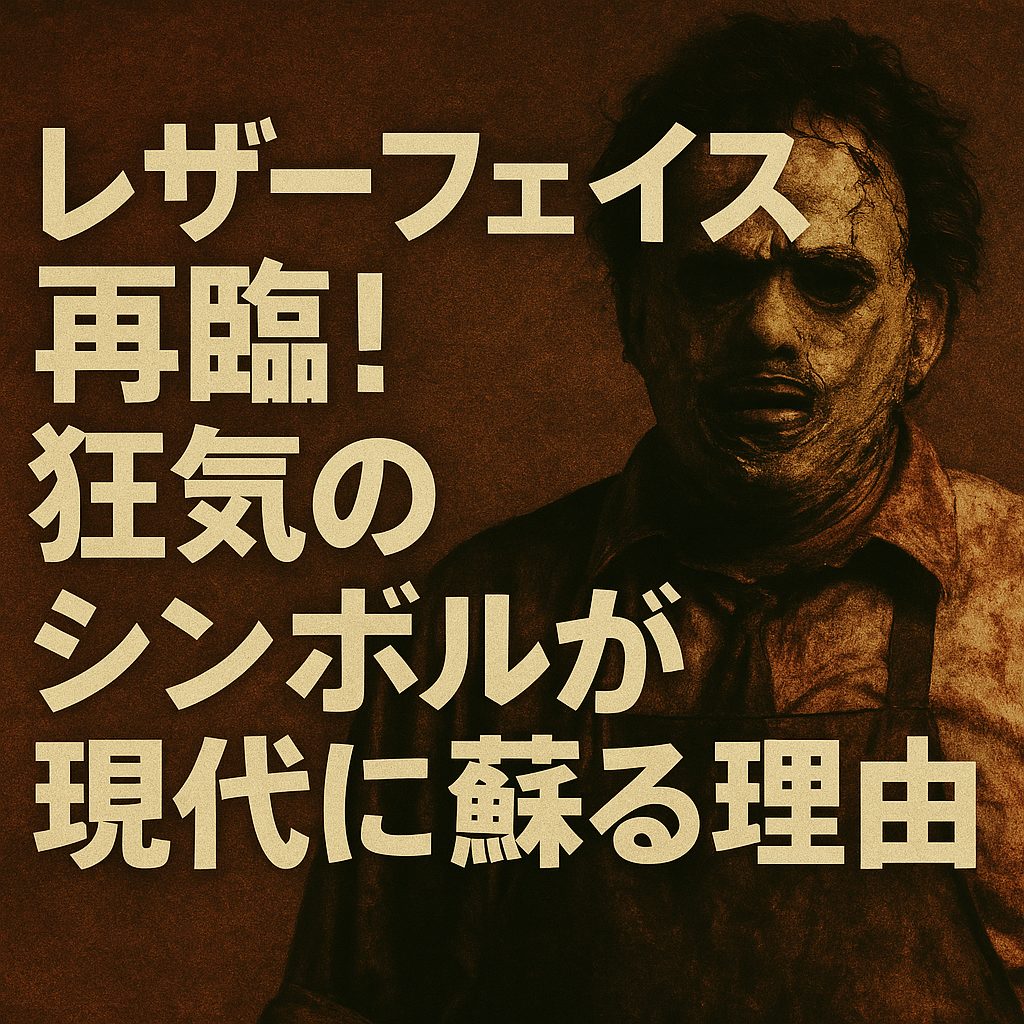 レザーフェイス再臨！狂気のシンボルが現代に蘇る理由