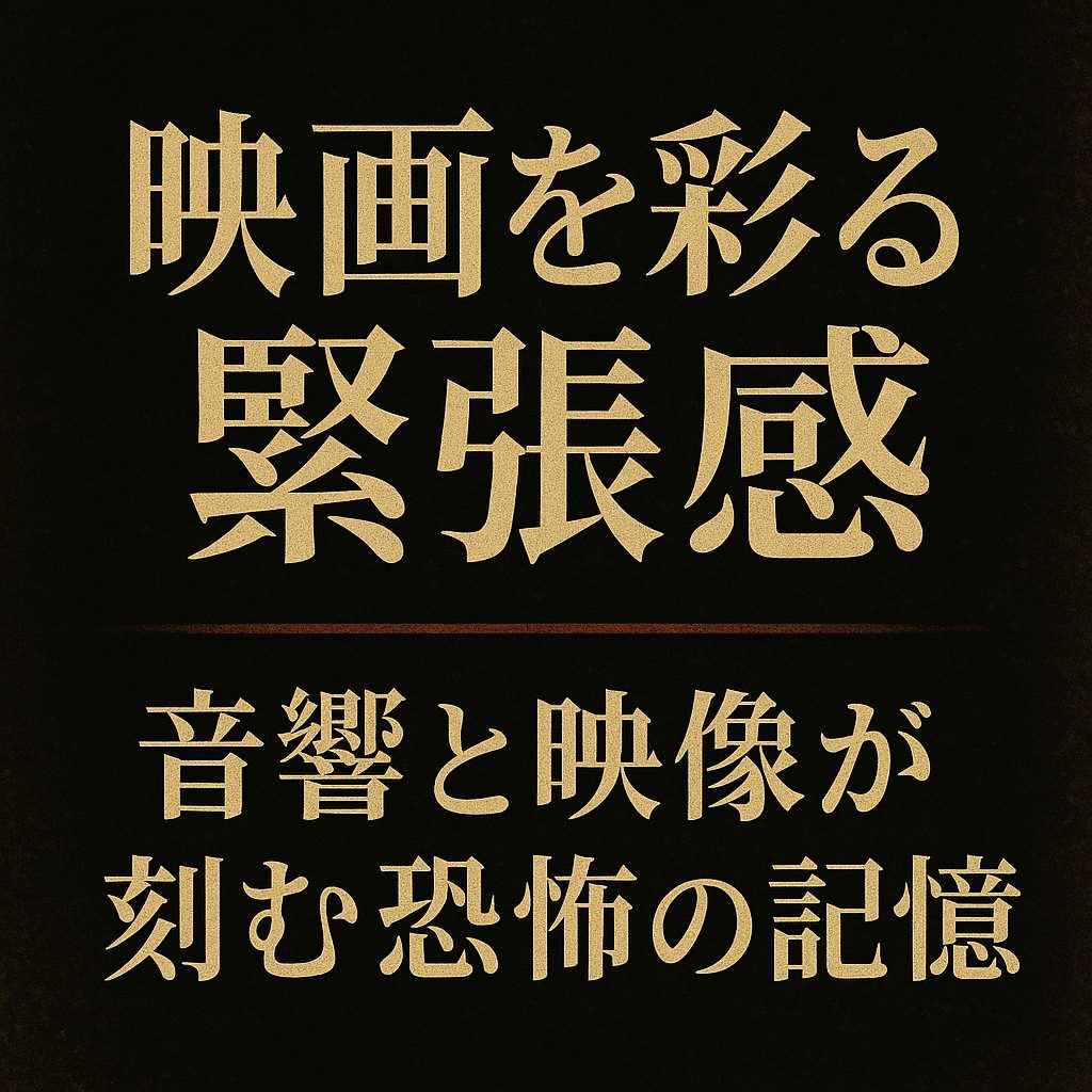 映画を彩る緊張感｜音響と映像が刻む恐怖の記憶