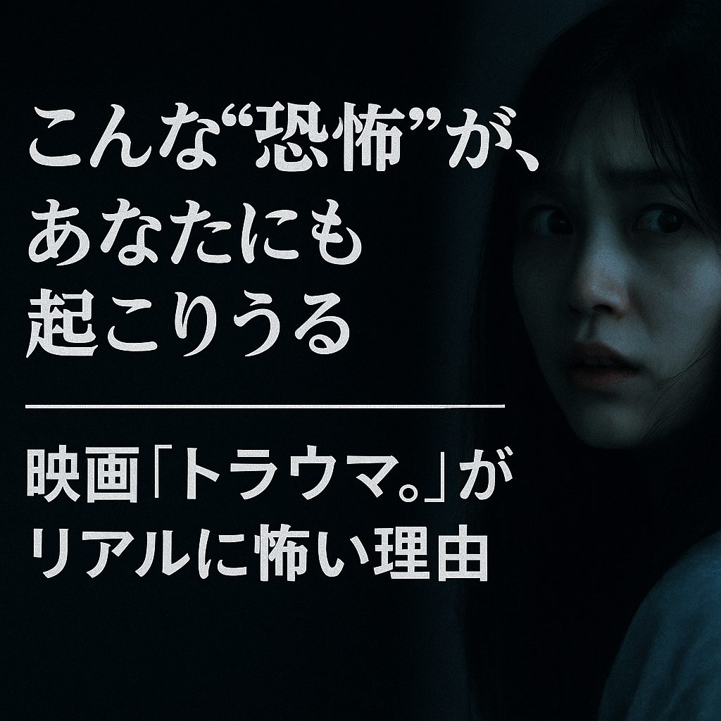 こんな“恐怖”が、あなたにも起こりうる──映画『トラウマ。』がリアルに怖い理由