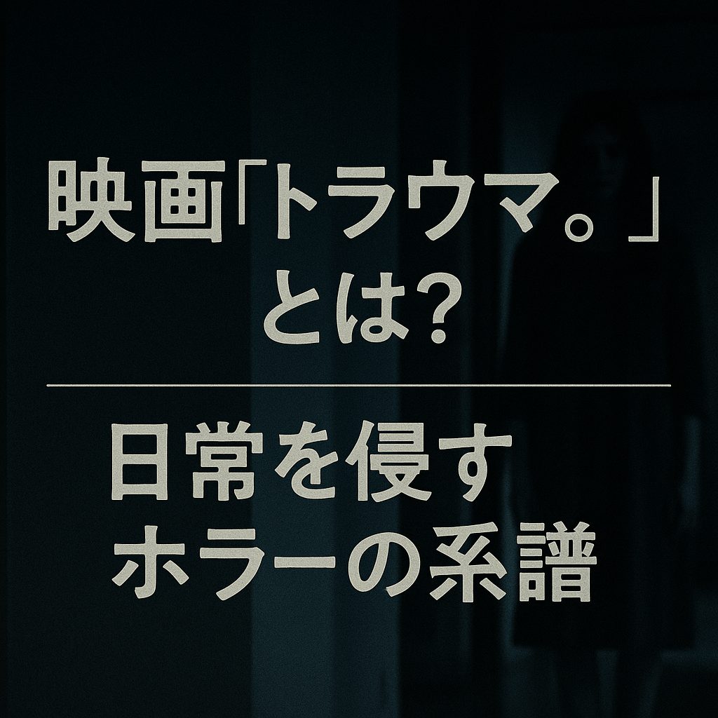 映画『トラウマ。』とは？｜日常を侵すホラーの系譜