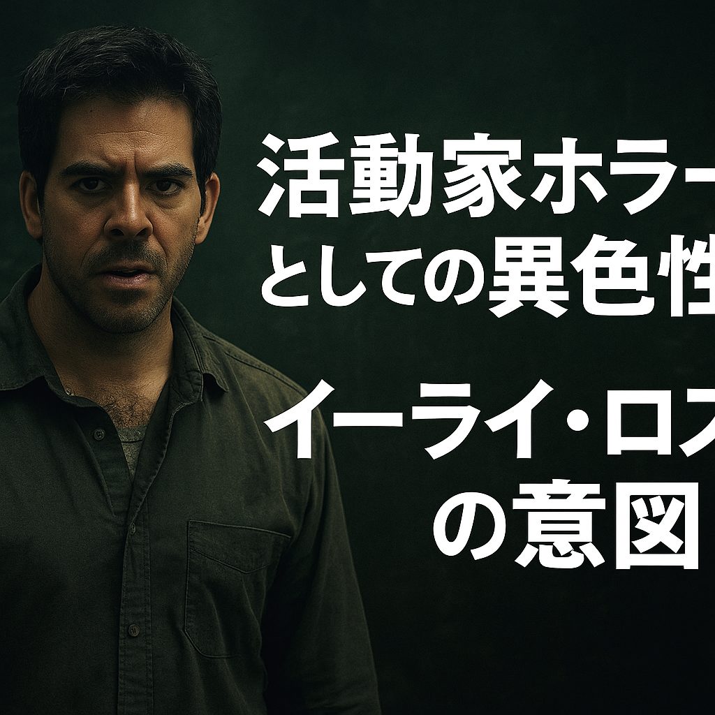 “活動家ホラー”としての異色性｜イーライ・ロスの意図