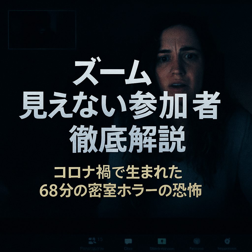 『ズーム　見えない参加者』徹底解説｜コロナ禍で生まれた68分の密室ホラーの恐怖