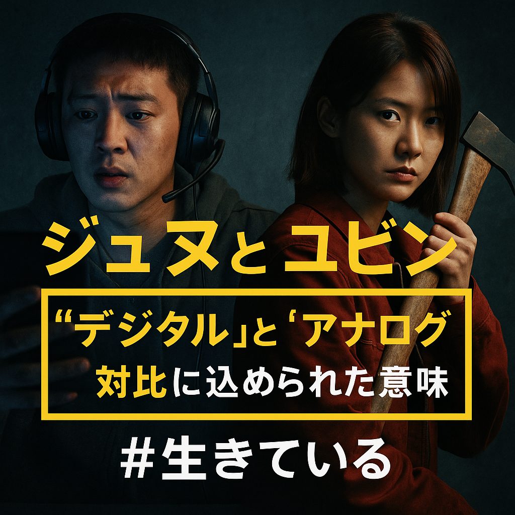 ジュヌとユビン──“デジタル”と“アナログ”の対比に込められた意味