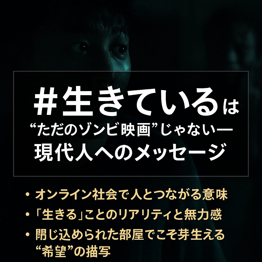 #生きている は“ただのゾンビ映画”じゃない──現代人へのメッセージ