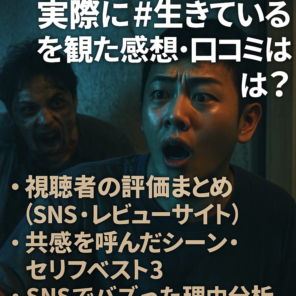 実際に“#生きている”を観た感想・口コミは？