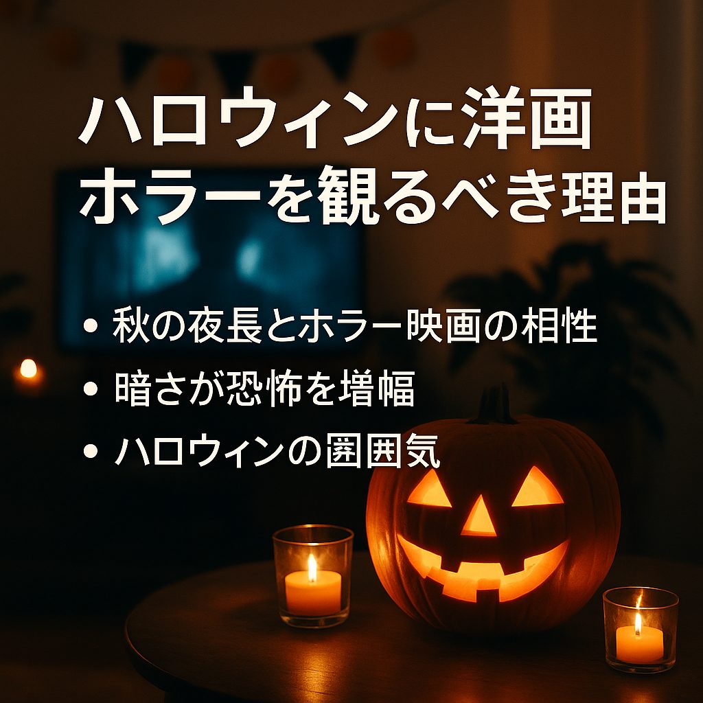 ハロウィンに洋画ホラーを観るべき理由