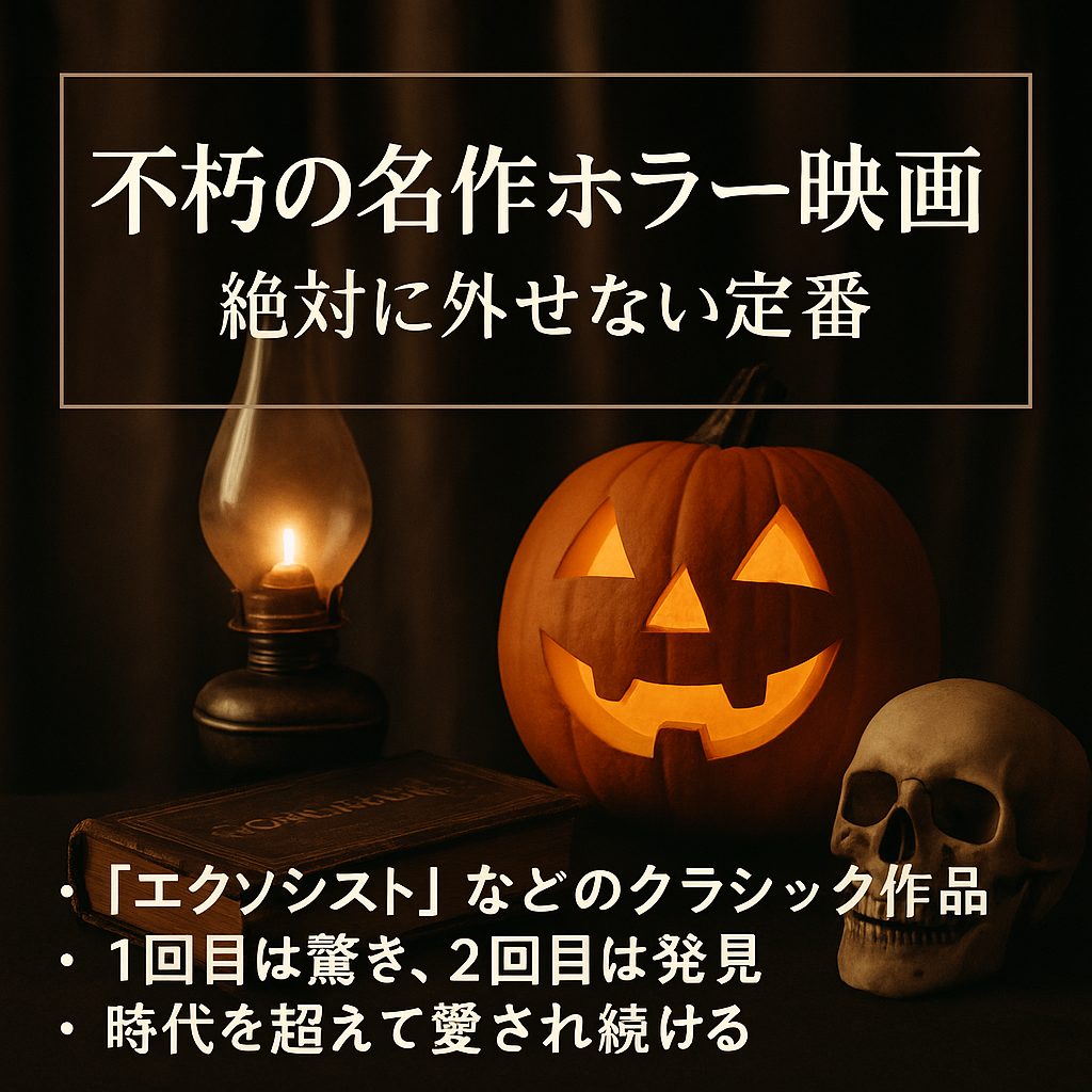 不朽の名作ホラー映画【絶対に外せない定番】