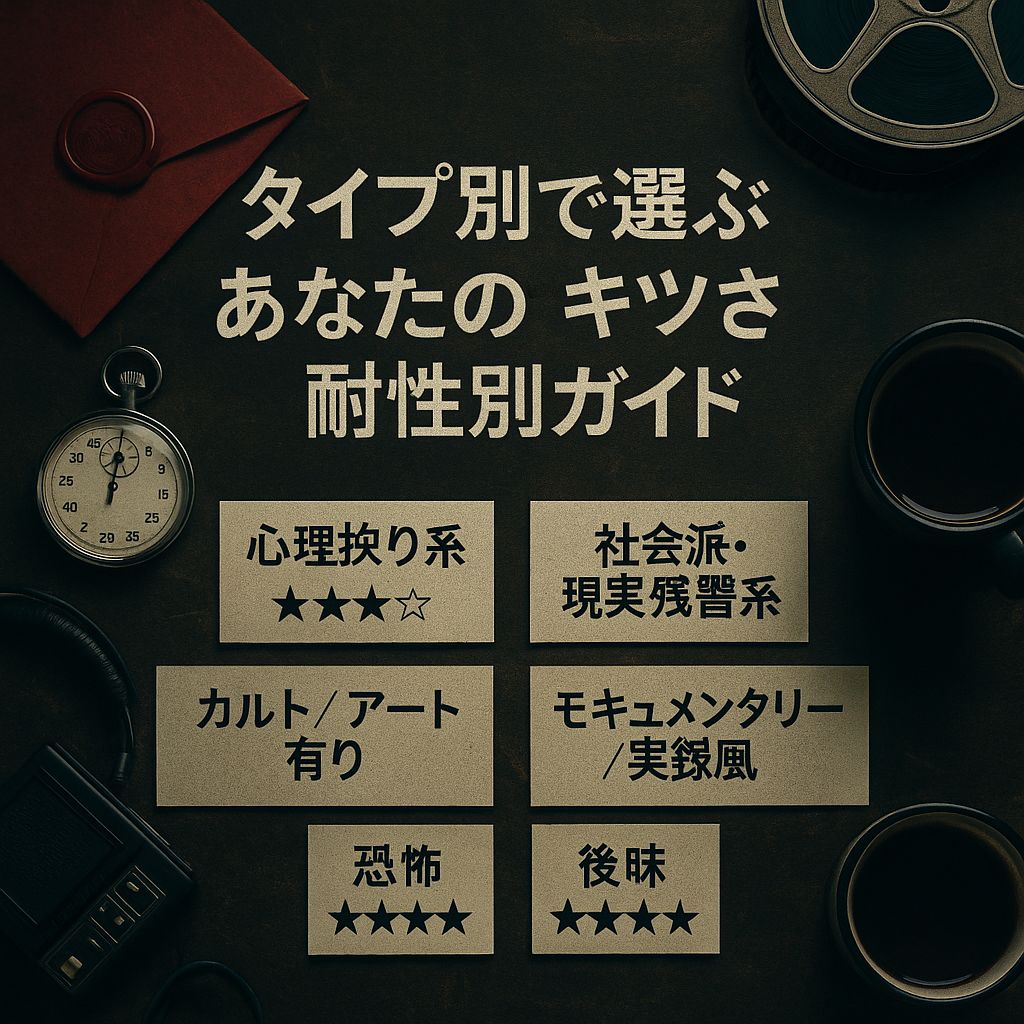 タイプ別で選ぶ｜あなたの“キツさ耐性”別ガイド
