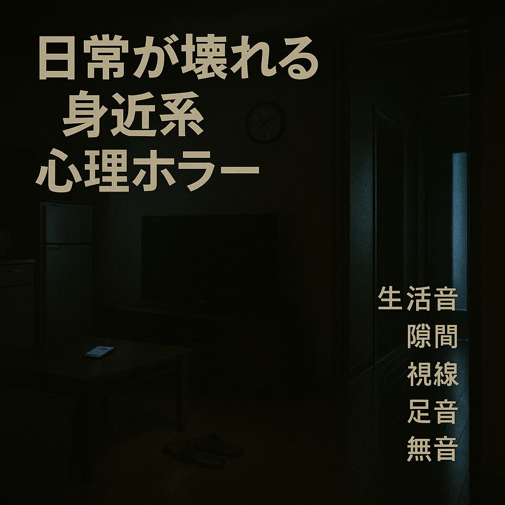 日常が壊れる“身近系”心理ホラー