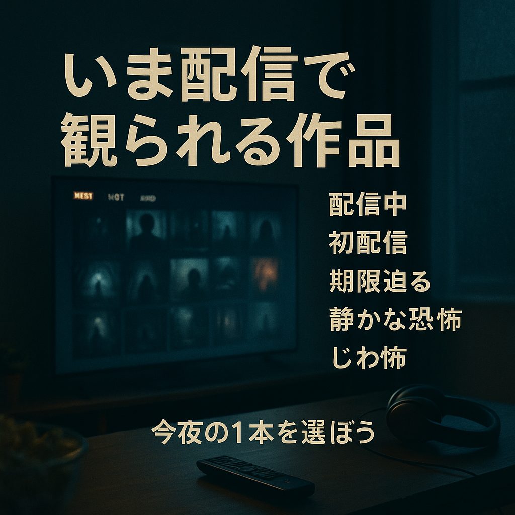 いま配信で観られる作品